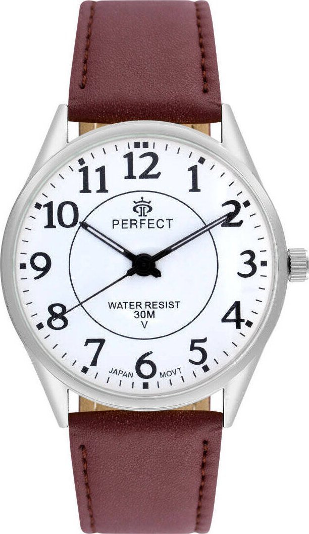 Zegarek Perfect Zegarek Perfect GXB141-02 męski klasyczny czytelny .