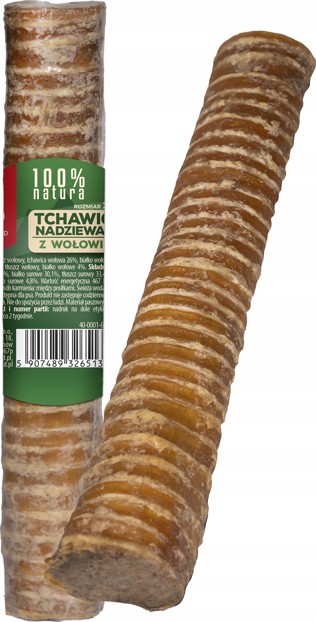 Maced MACED Tchawica duża Nadziewana z Wołowiną 150g dla psa