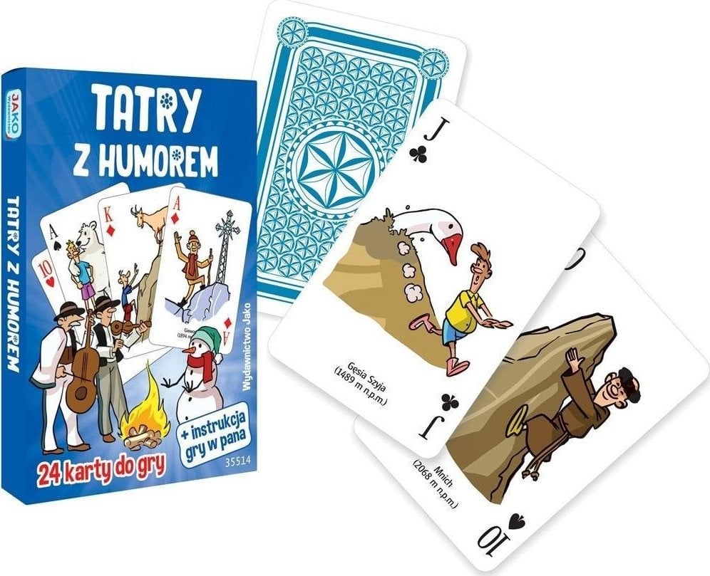 Wydawnictwo Jako Karty do gry.Tatry z humorem