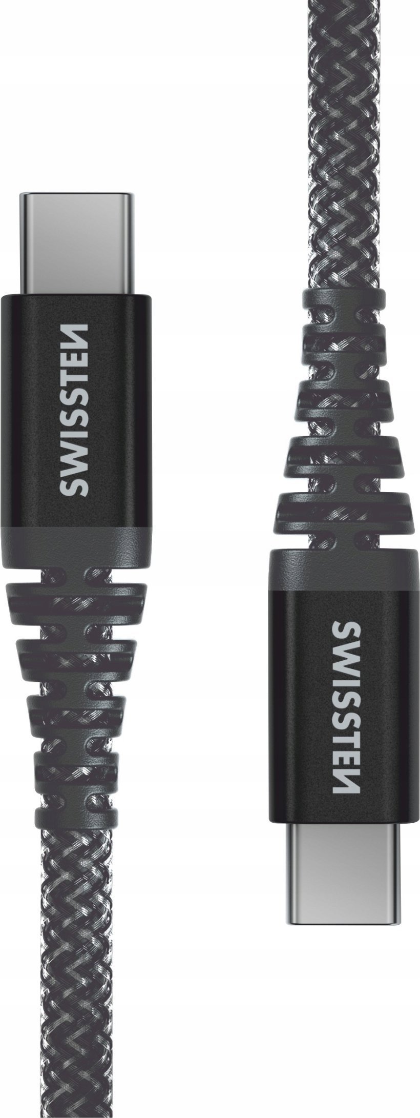 Kabel USB Swissten USB-C - USB-C 1.5 m Czarny (71542010)