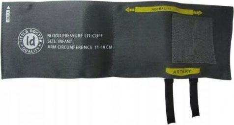 Little Doctor Mankiet niemowlęcy do ciśnieniomierzy 2-wężykowy Little Doctor LD-C2I 11-19 cm, bawełna, bez relingu