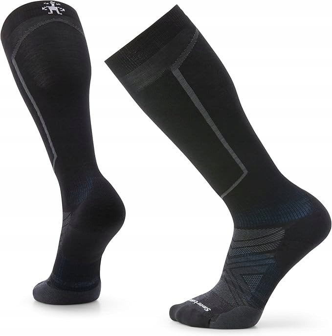 U'S Ski Targeted Cushion OTC Socks, 001 | black, L