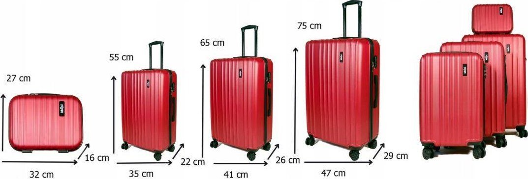 Mapi WALIZKA PODRÓŻNA NA KÓŁKACH BAGAŻ XL 75L MAPI