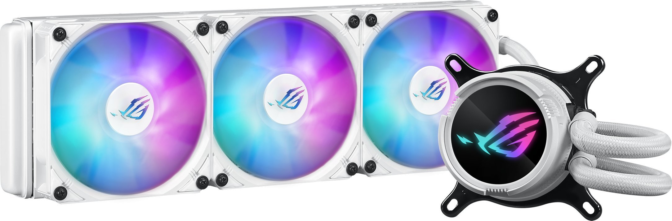 Chłodzenie wodne Asus ROG Strix LC III 360 ARGB White Edition (90RC00T2-M0UAY0)