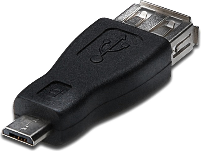 Adapter USB Akyga microUSB - USB Czarny (AK-AD-08)