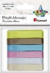 Wstążki satynowe 10mm/2m 6 kolorów