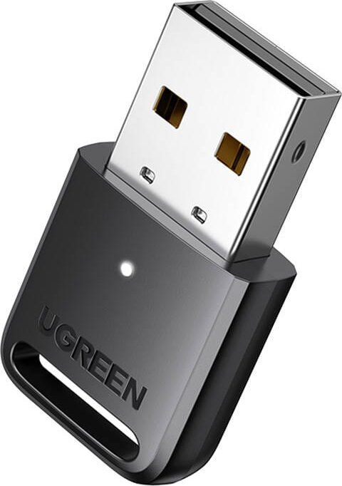 Adapter bluetooth Ugreen CM591, LED, zasięg 20m, czarny (UGR5590)