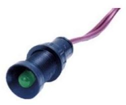 Simet Kontrolka diodowa, klosz 3 mm, 24V, Klp3G/24V (84403005)