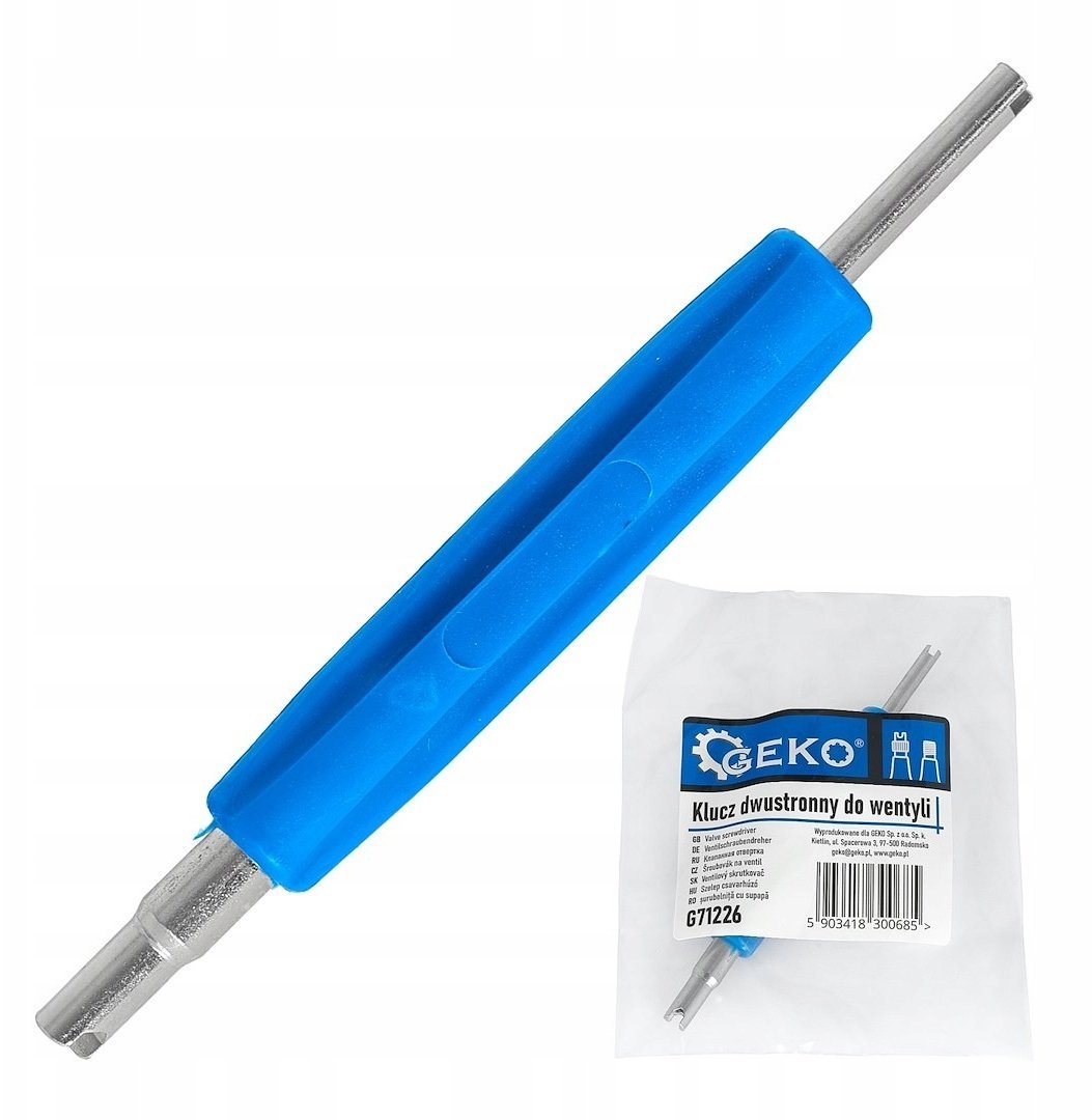 Geko dwustronny klucz do wentyli i zaworów (250)