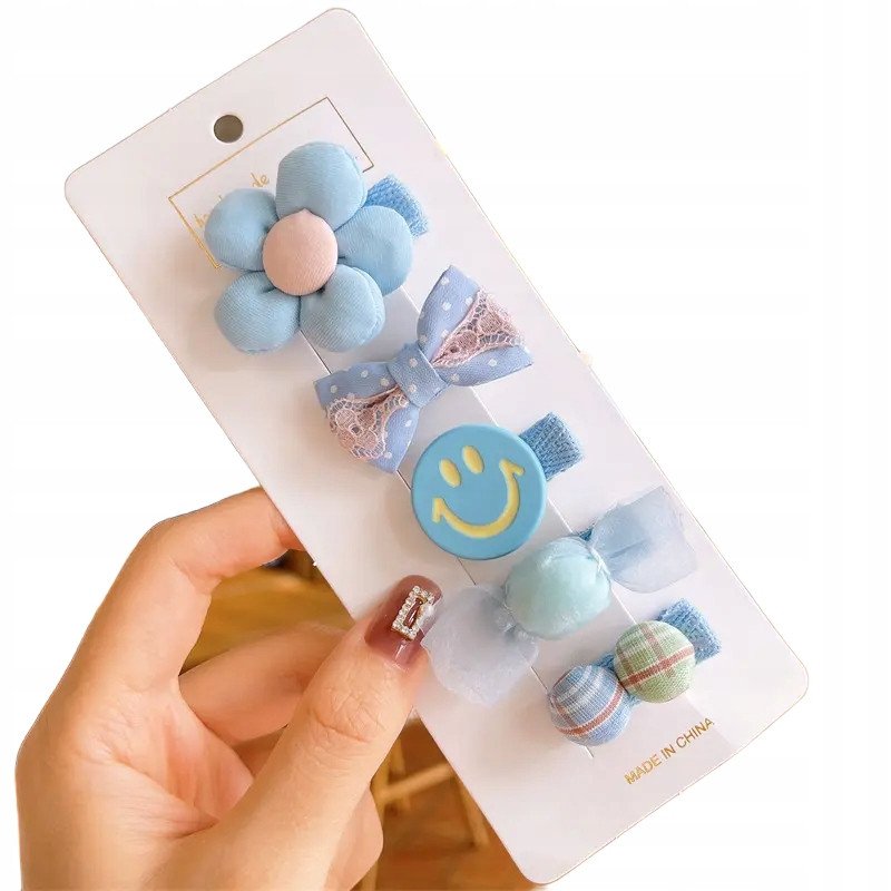 Zestaw wsuwek, spinek 5 sztuk dla Dziewczynki XI