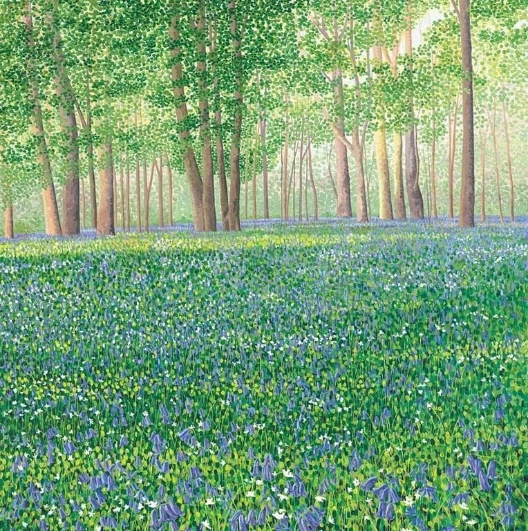 Susan Entwistle Karnet z kopertą Las dzwonków II