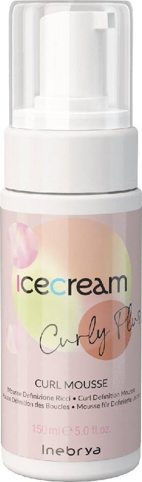Inebrya Inebrya Ice Cream Curly Plus Pianka do włosów definiująca loki, 150ml