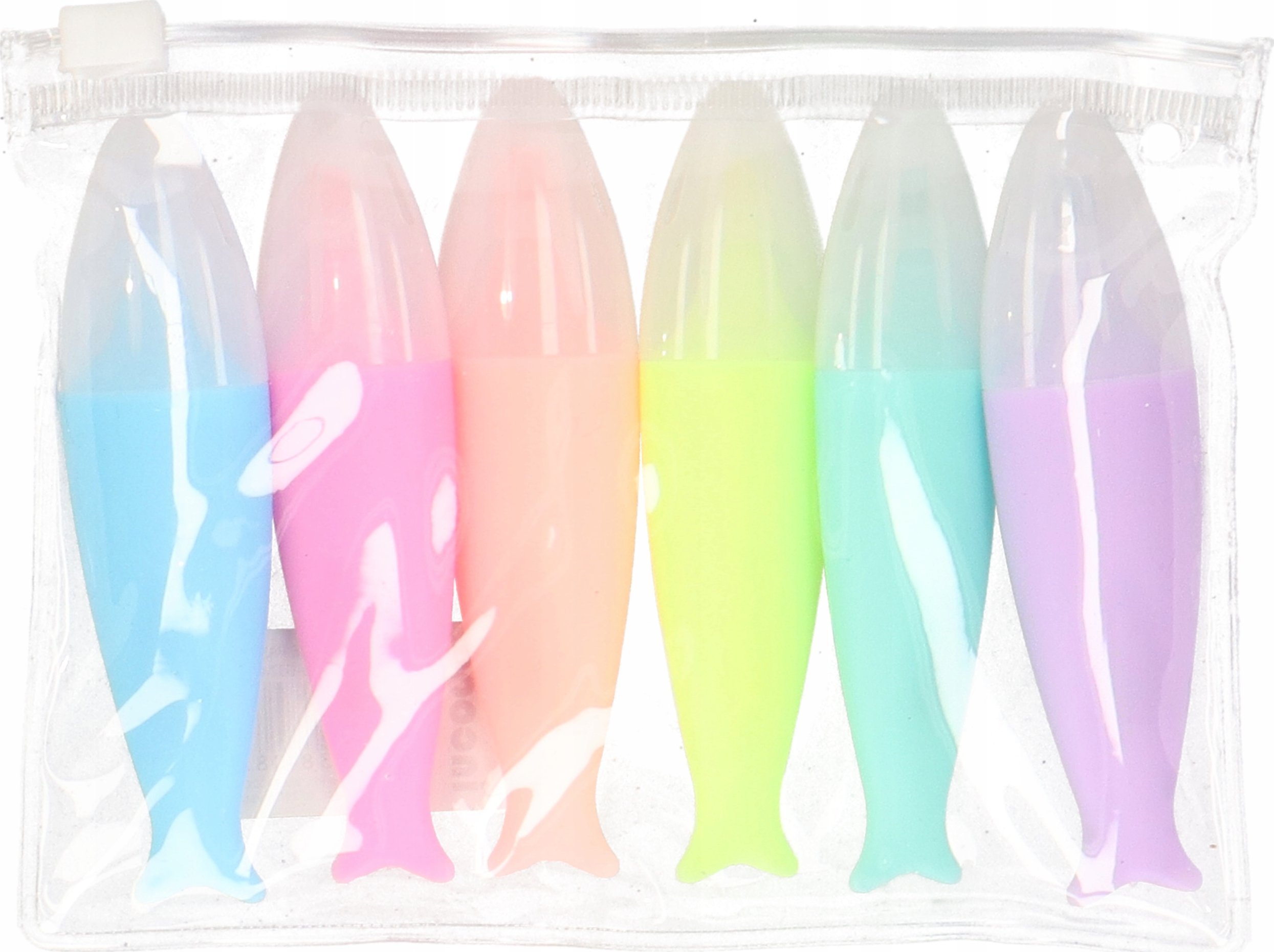 Incood ZAKRESLACZE PASTELOWE 6 KOL RYBY