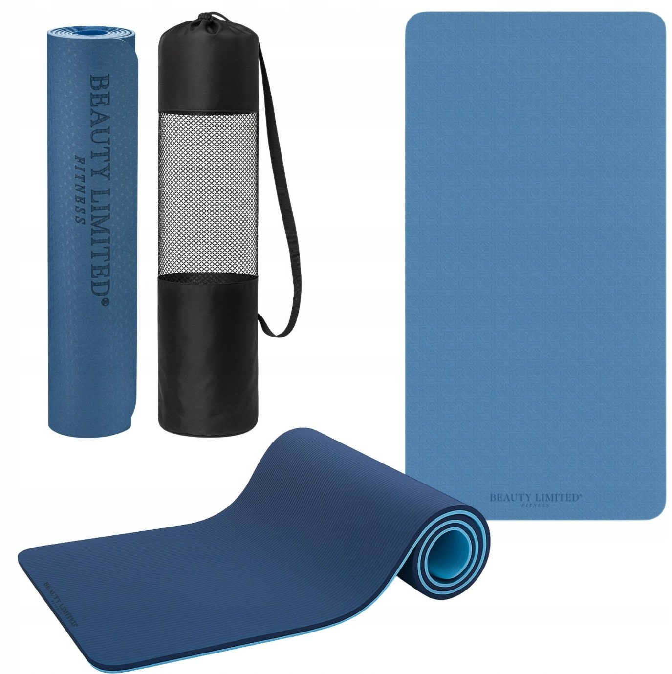 Mata treningowa do ćwiczeń TPE 0,6cm Beauty Limited Fitness