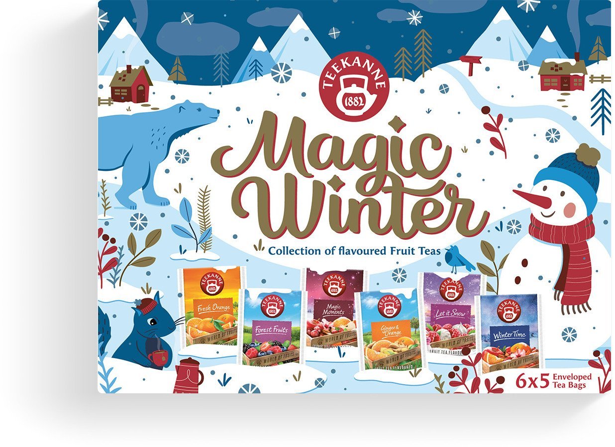 Teekanne Zestaw herbat Magic Winter 6x5 kopert