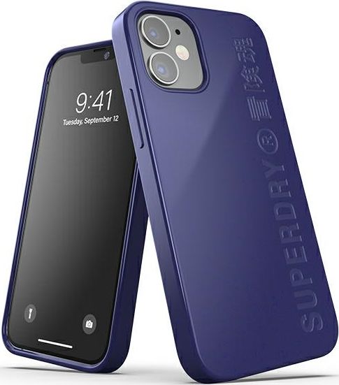 Superdry SuperDry Snap iPhone 12 mini Compostable granatowy/navy 42626