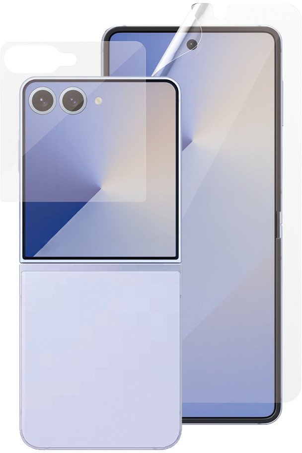 Protective Set PanzerGlass FlipFoldFlex 2-in-1 Classic Fit Glass + Ultra-Wide Fit TPU Film for Samsu