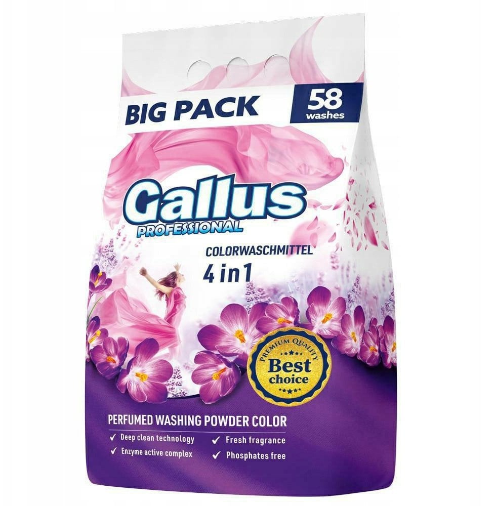 GALLUS PROFF. PROSZEK d/prania 3,2kg KOLOR foli