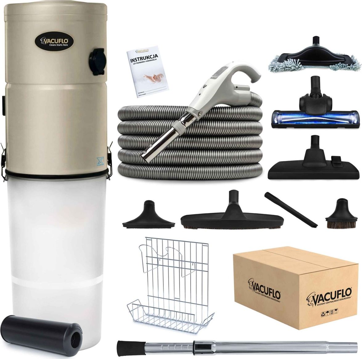 Vacuflo Zestaw FC1550X + pakiet Gold 9