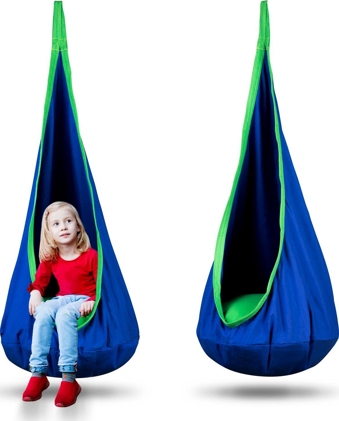 Neo-Sport Kokon fotel wiszący niebieski