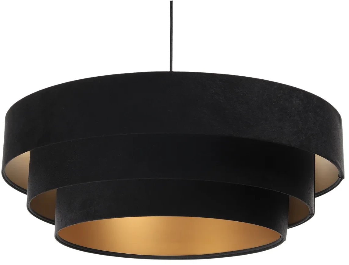 Lampa wisząca TRIO czarna/złota BPS KONCEPT