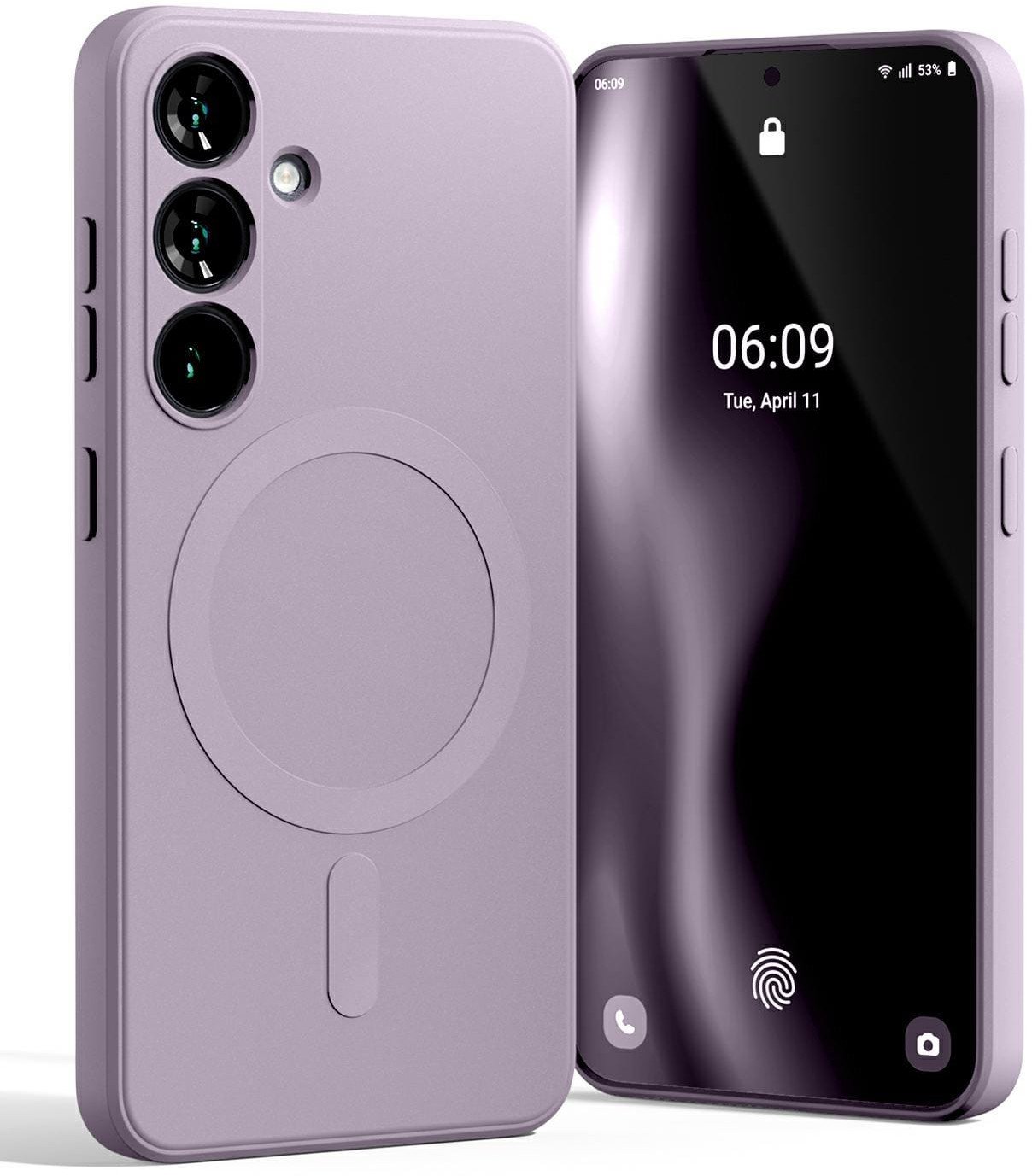 Mercury MagSafe Semi-Silicone Sam S25 S931 liliowy fiolet /lilac purple