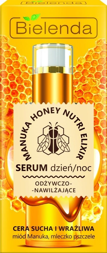 Bielenda Serum do twarzy Manuka Honey Nutri Elixir odżywczo-nawilżające 30g