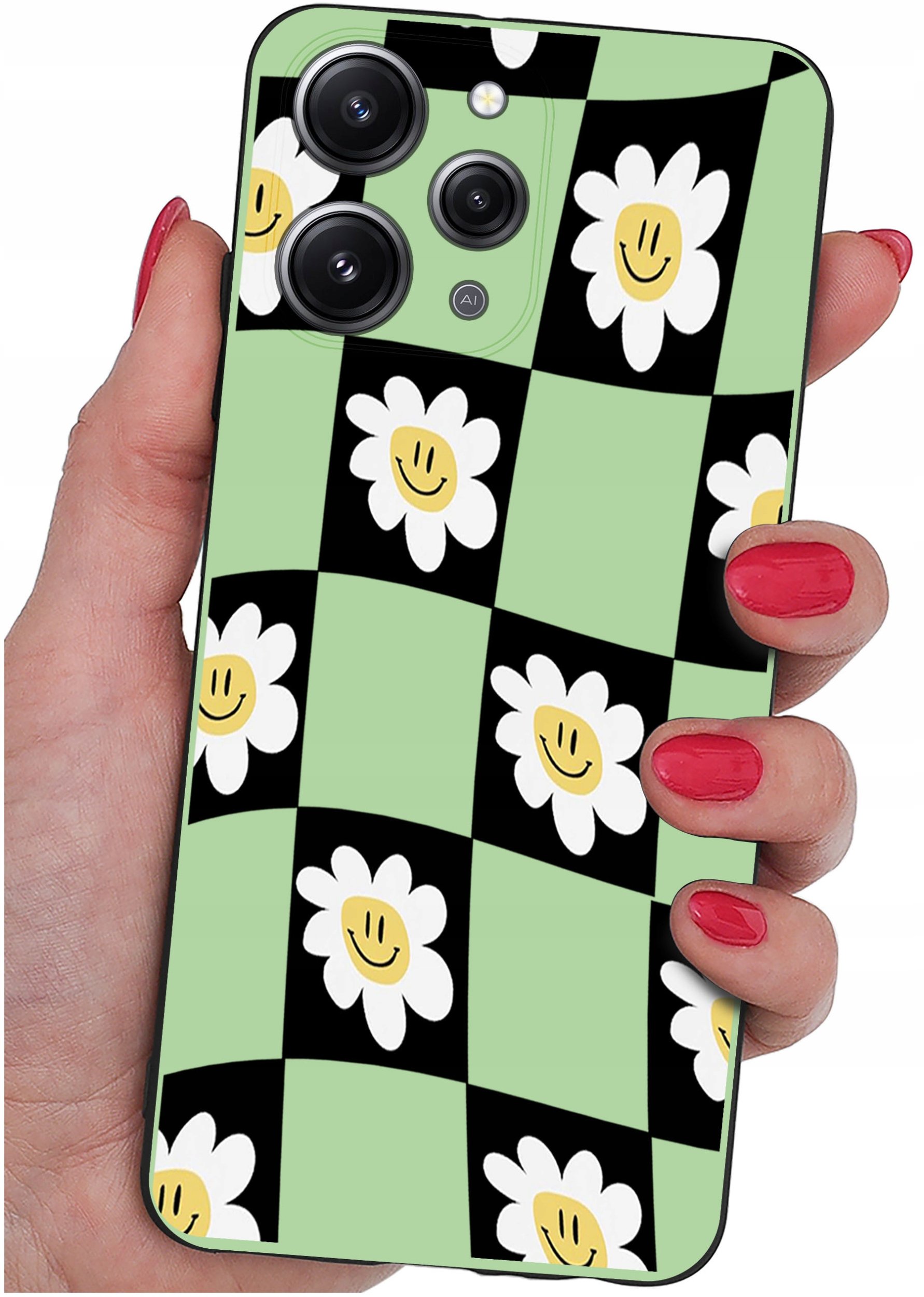 Etui do Xiaomi Redmi 12 4G WZORY |SILIKONOWE MATT CASE + SZKŁO 9H