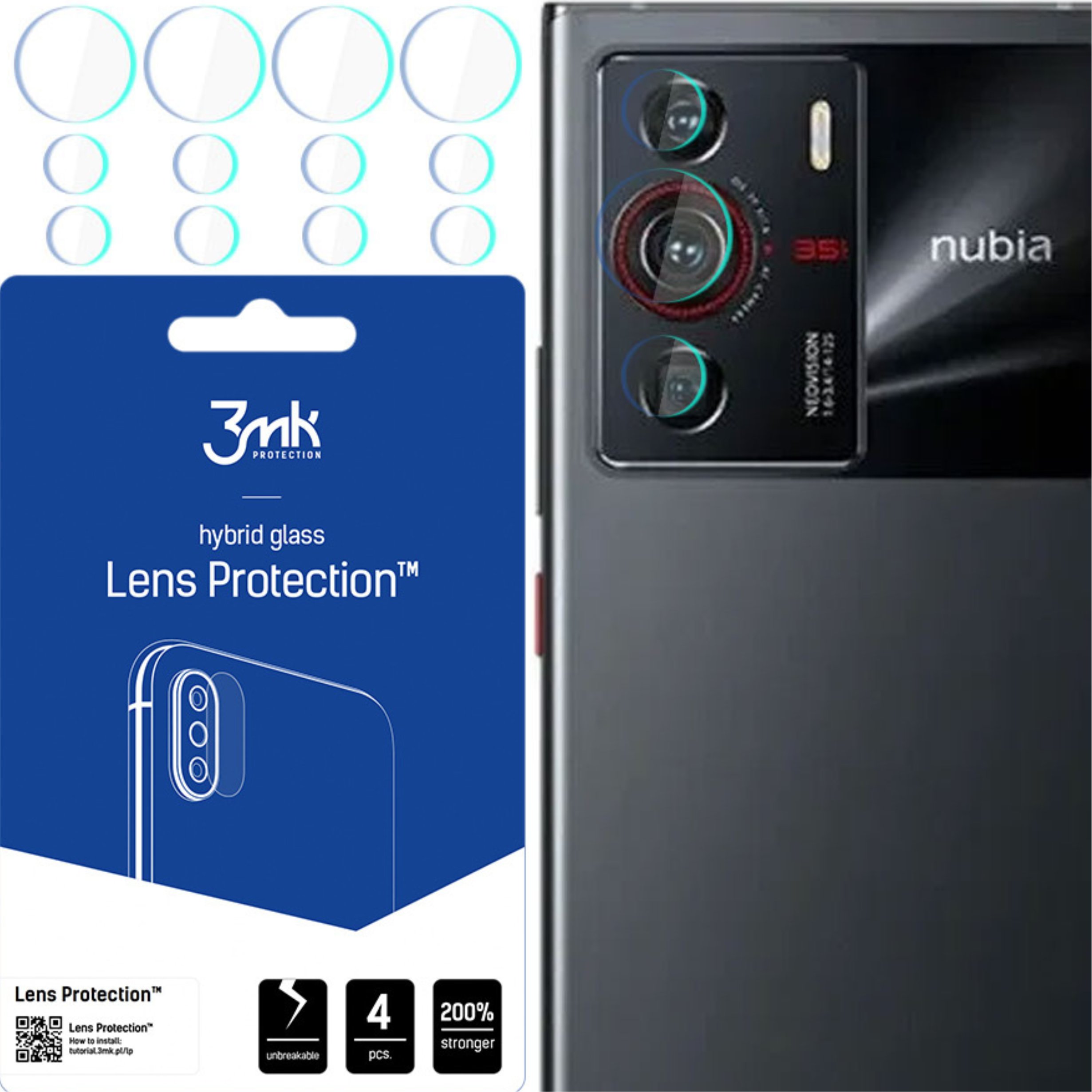 ZTE NUBIA Z40 PRO - 3MK LENS PROTECTION