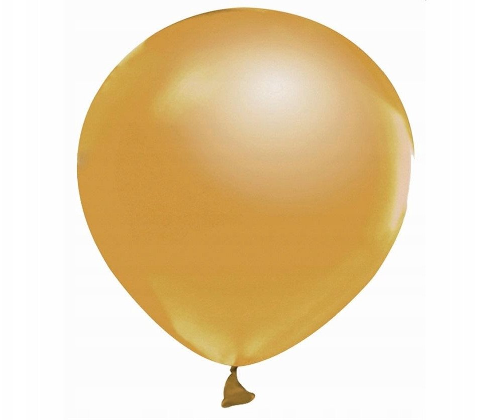 GoDan Balony Beauty&Charm złote metaliczne 20szt
