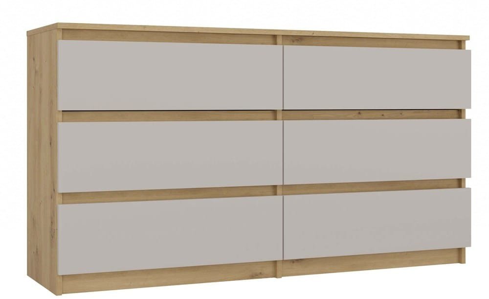 Komoda Malwa M6 140 DĄB ARTISAN KASZMIR