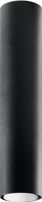 Lampa sufitowa Sollux Kuchenna oprawa sufitowa LED Ready czarna Sollux LAGOS SL.1002