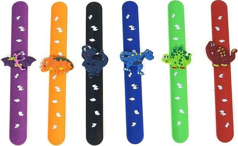 Bransoletka samozaciskowa dinozaury MIX
