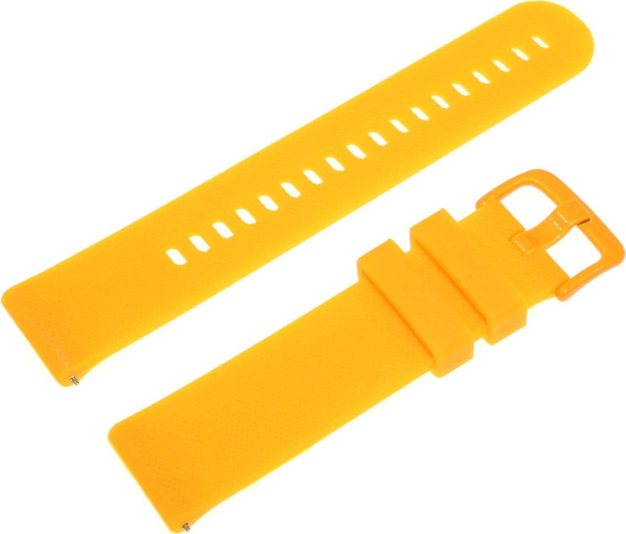 Diloy Silikonowy pasek do zegarka 22 mm Diloy SBR42.22.12 pomarańczowy