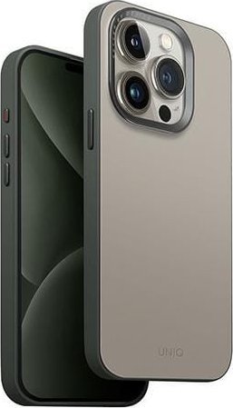 Etui UNIQ Lyden DS Apple iPhone 15 Pro Magclick Charging beżowo-zielony/ivory-lichen green