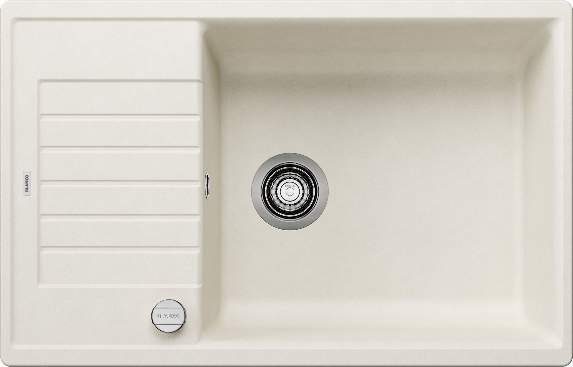 Zlewozmywak Blanco Zlewozmywak ZIA XL 6 S Compact Silgranit delikatny biały odwracalny, korek auto.