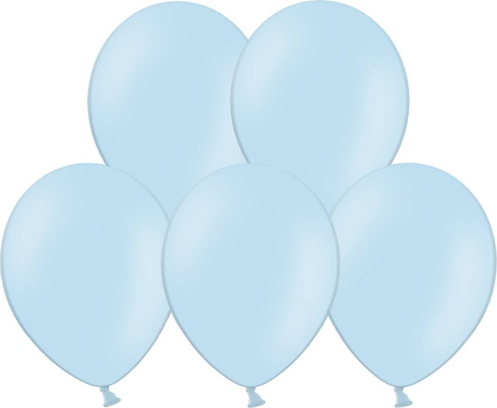 Party Deco Balony lateksowe pastelowe błękitne - duże - 10 szt. uniwersalny
