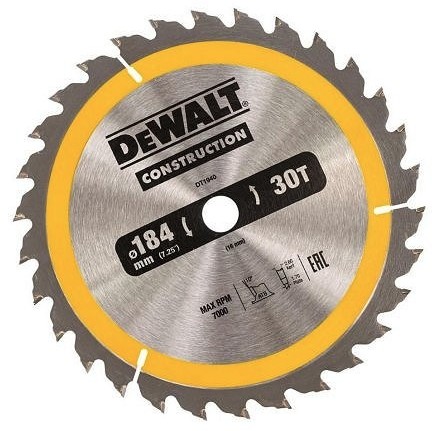Dewalt Piła tarczowa 184x16mmx30z - DT1940-QZ