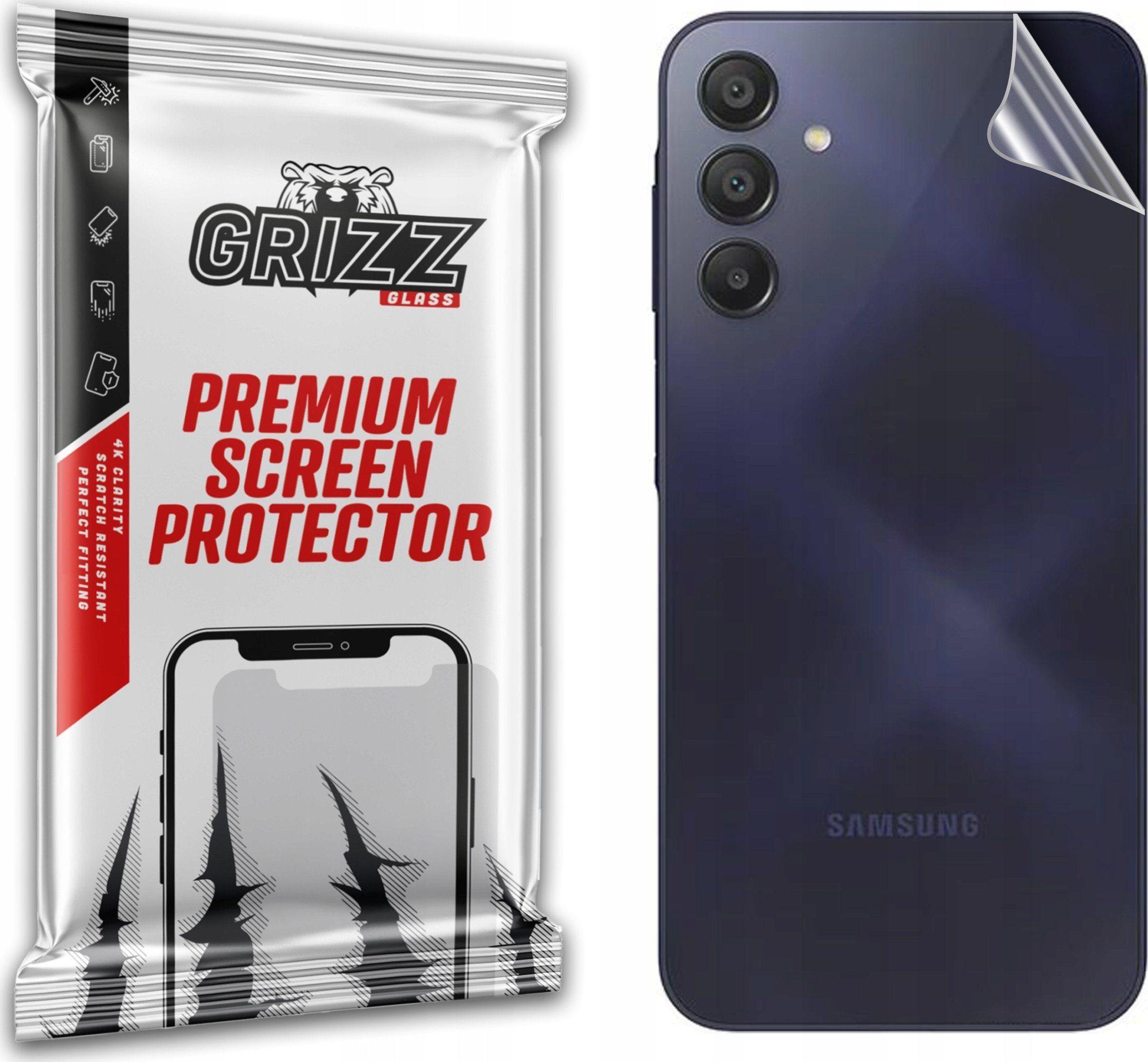 GrizzGlass Folia na tył GrizzGlass SatinSkin do Samsung Galaxy A15 4G / 5G