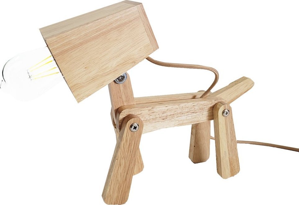 Lampa stołowa Fastima Lampa oprawa sznur jutowy konopny TW05