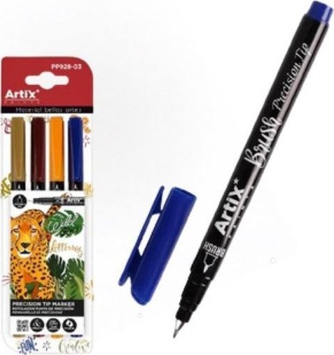 Markery z precyzyjną końcówką Wild Colors 4 kolry