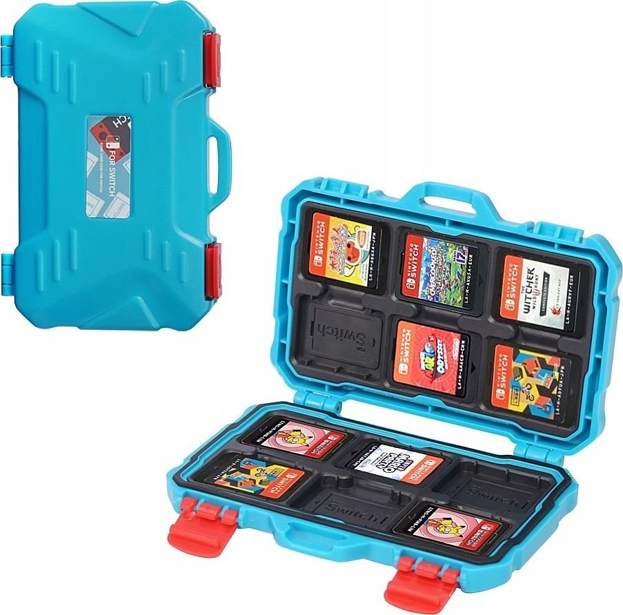 PudeŁko FuteraŁ Etui Case Pokrowiec Na 12x Gry Do Nintendo Switch Oled Lite / Kh10s