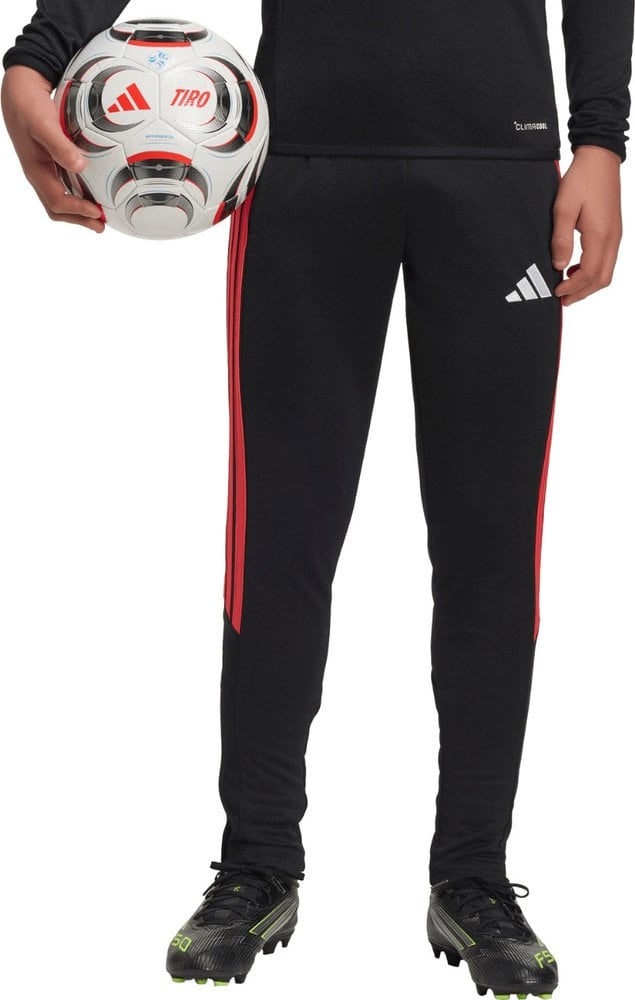 Spodnie dla dzieci adidas Tiro 26 League czarno-czerwone JY9677 164cm