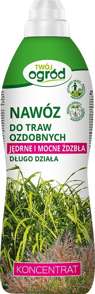 Twój Ogród Nawóz do traw ozdobnych 900ml - jędrne i mocne źdźbła