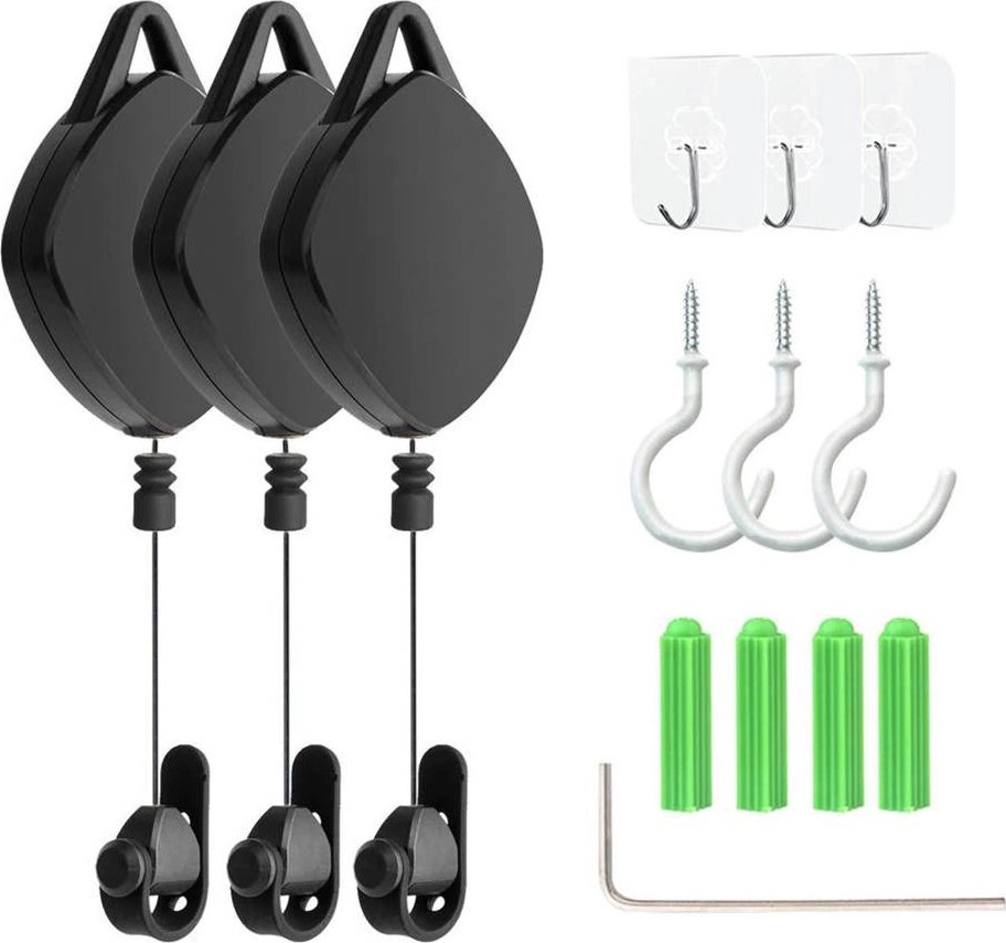 Strado Zestaw 3 sztuk haczyków uchwytów do podwieszania kabli gogli VR