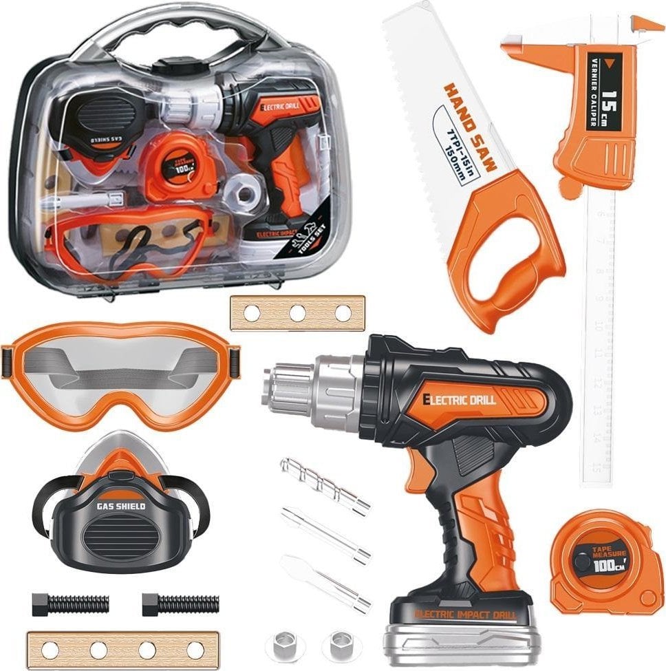 Walizka z wiertarką i akcesoriami