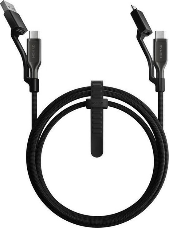 Nomad Universal Kevlar Cable USB-C, 1.5m, carbide