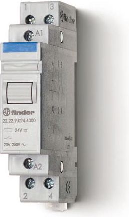 Finder Przekaźnik modułowy mocy 2Z 20A 24V DC styk AgSnO2 (22.22.9.024.4000)
