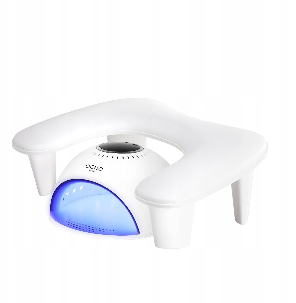 Podpórka MOMO do manicure Croissant biała