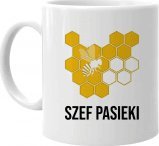 Koszulkowy Szef pasieki - kubek na prezent dla pszczelarza